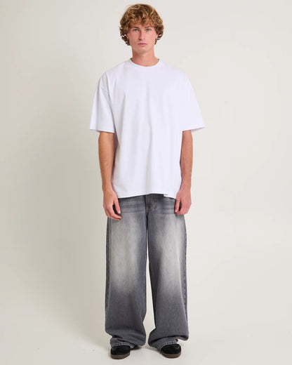 Essential Boxy Oversized Tee (White)