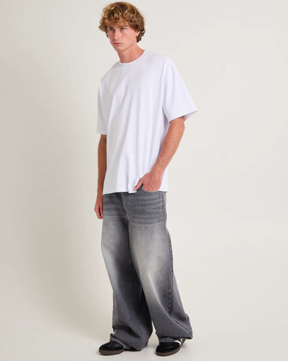 Essential Boxy Oversized Tee (White)