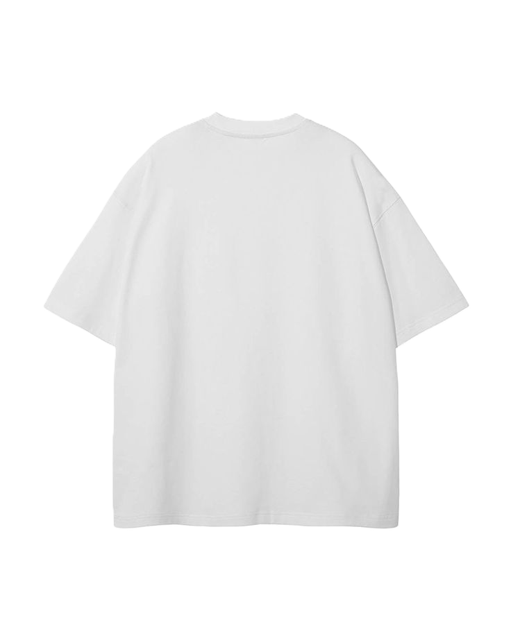 Essential Boxy Oversized Tee (White)