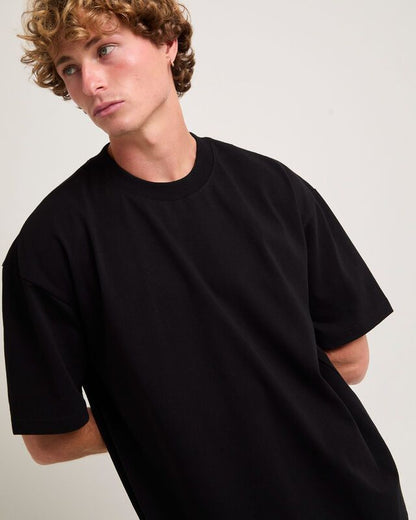 Essential Boxy Oversized Tee (Black)