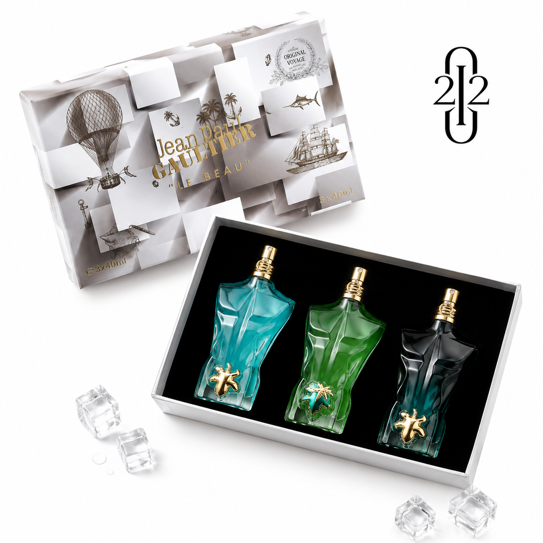 ORIGINS 212 — Jean Paul Gaultier “LE BEAU” (3×40ML Set)