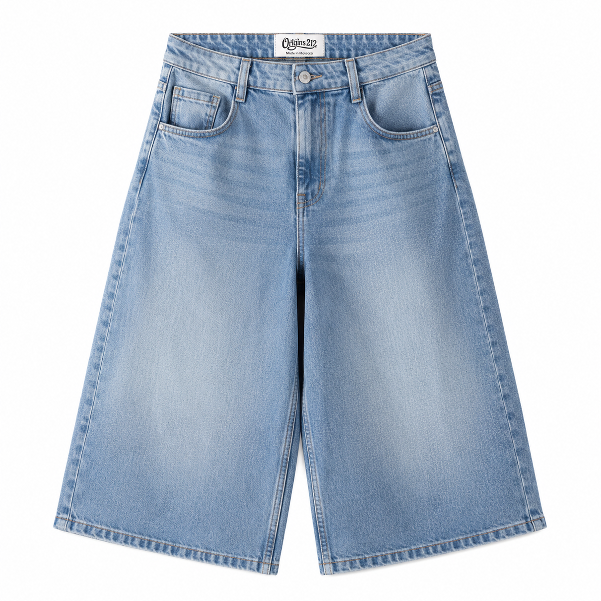 212 BAGGY BLUE JORTS