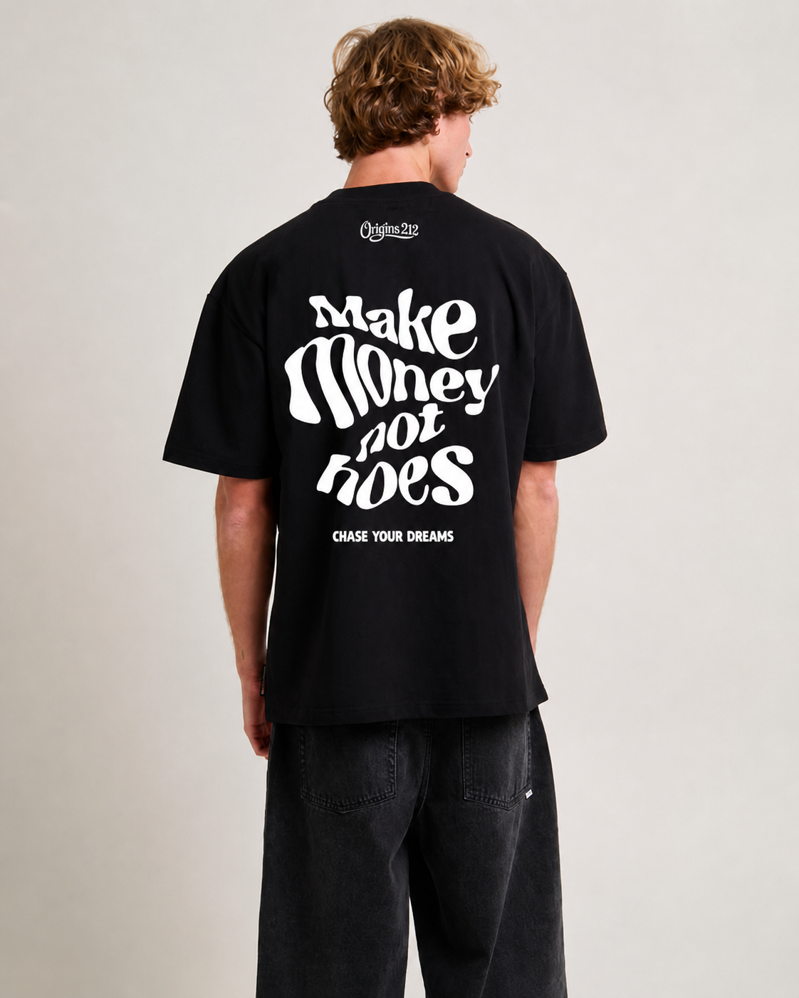 ORIGINS 212 — Money Dreams Tee (Black)