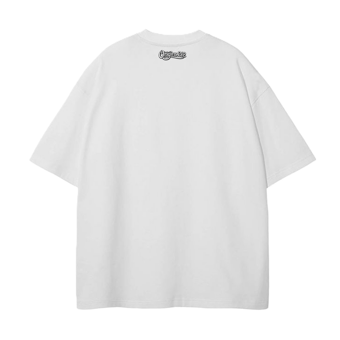 ORIGINS 212 — "GOAT" Signature Tee (White-Black)