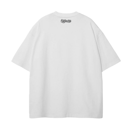 ORIGINS 212 — "GOAT" Signature Tee (White-Black)