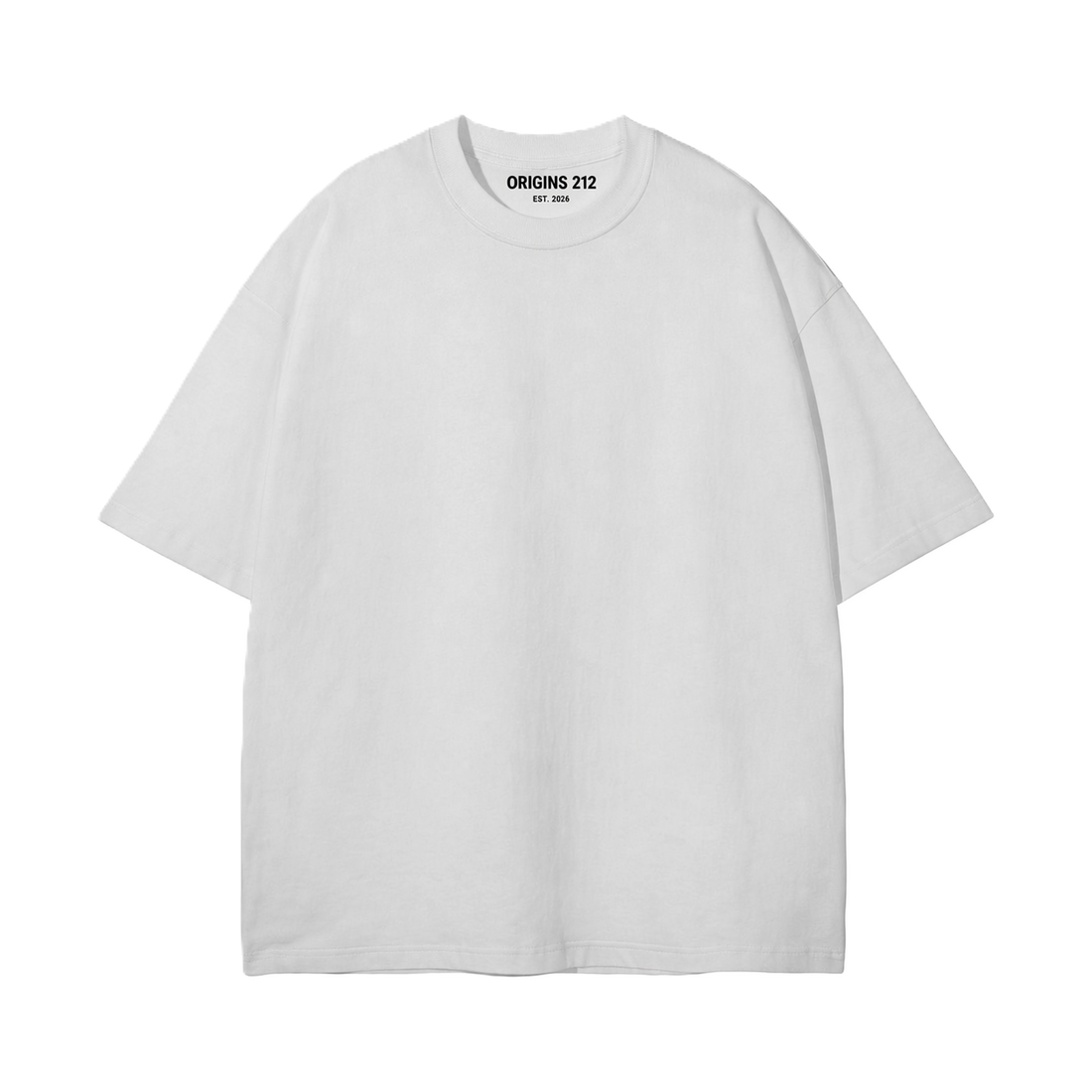 Essential Boxy Oversized Tee (White)