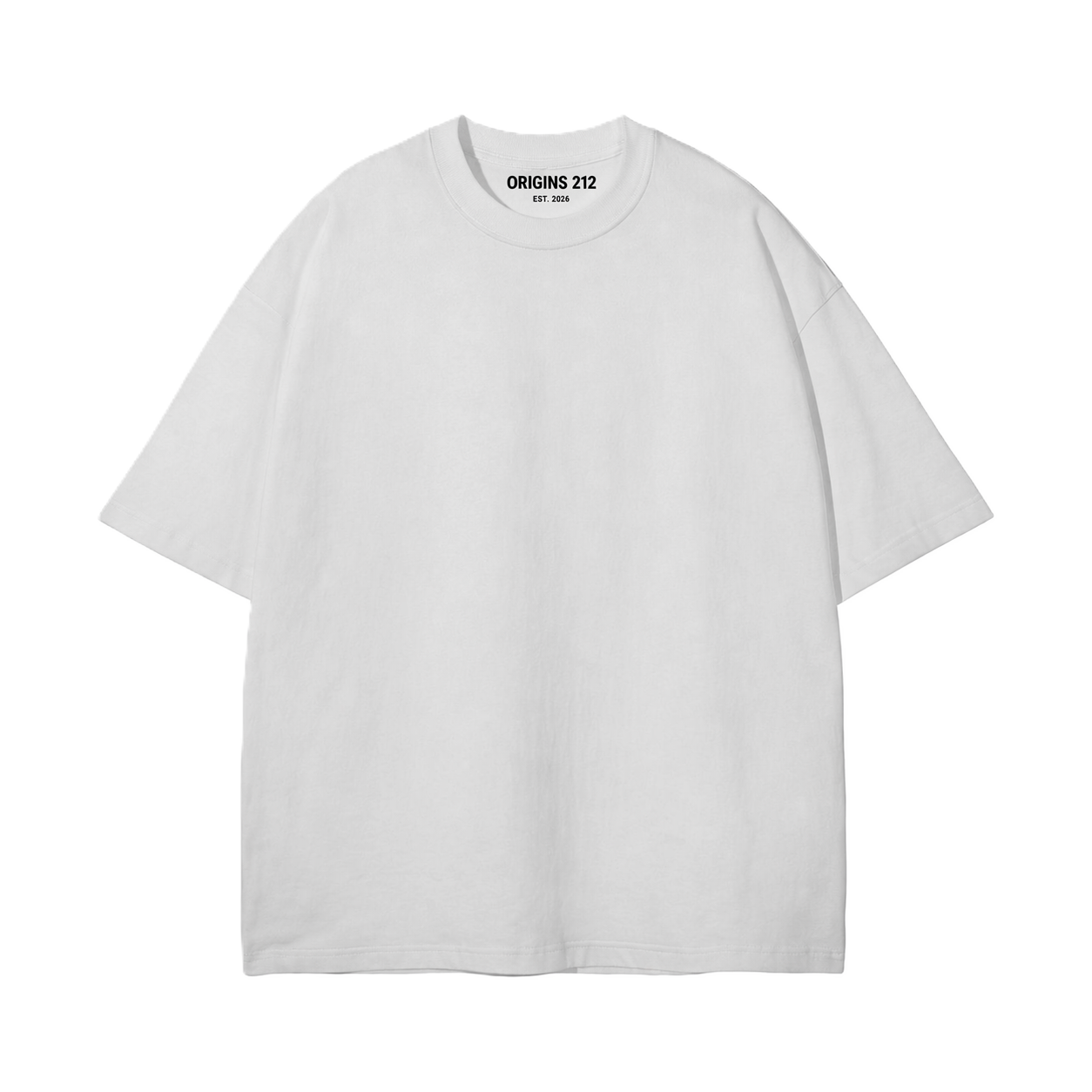 Essential Boxy Oversized Tee (White)