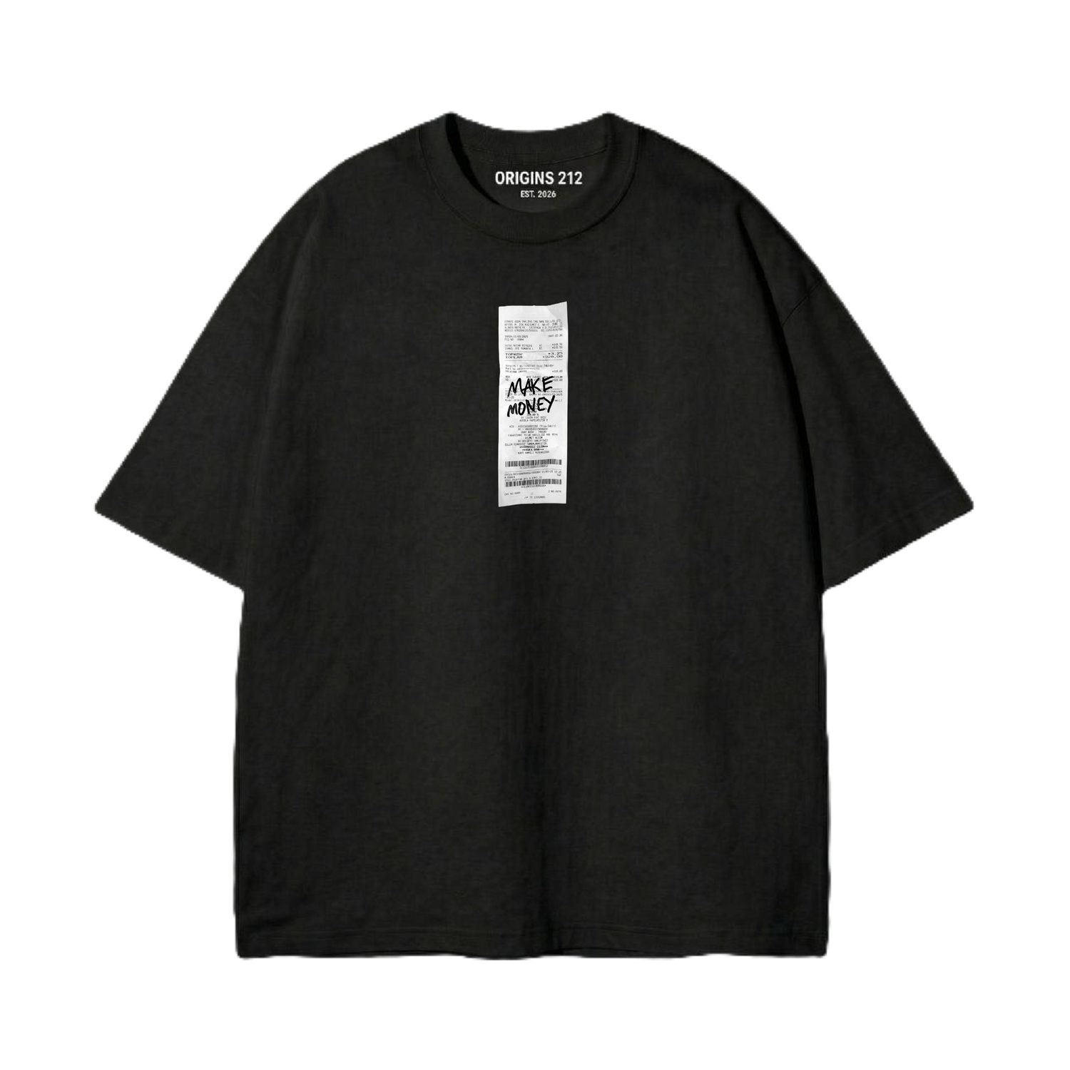 ORIGINS 212 — Money Dreams Tee (Black)