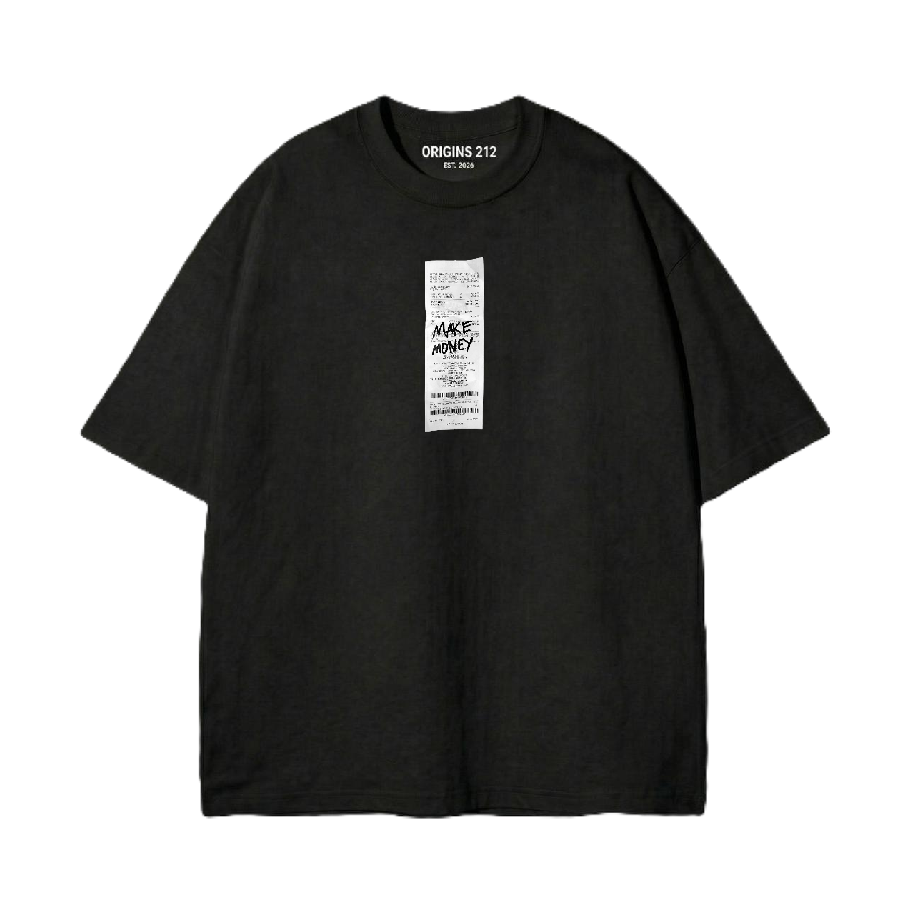 ORIGINS 212 — Money Dreams Tee (Black)