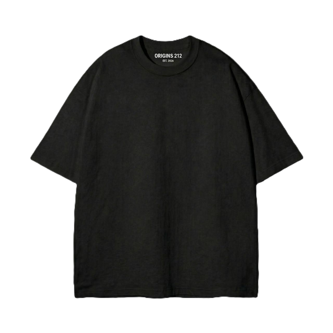 Essential Boxy Oversized Tee (Black)