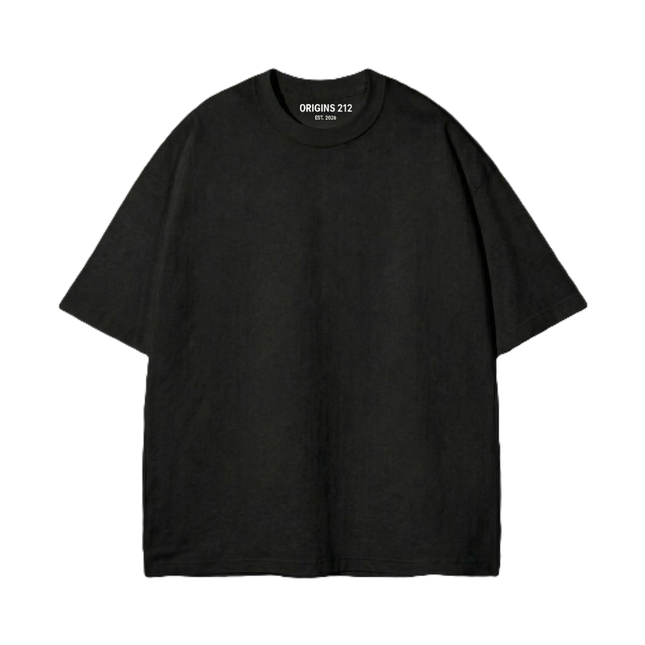 Essential Boxy Oversized Tee (Black)
