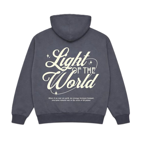 ORIGINS 212 — Light of the World Hoodie (Slate Blue)