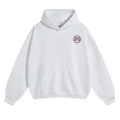 ORIGINS 212 — C’est La Vie Hoodie (White/Burgundy)
